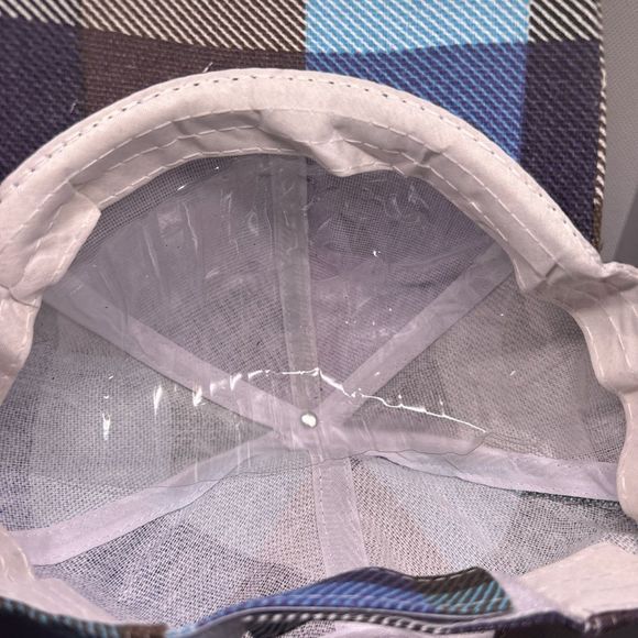 Plaid Women’s Adjustable Baseball Cap - Picture 5 of 5